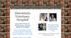 Desktop Screenshot of hurontariovet.ca
